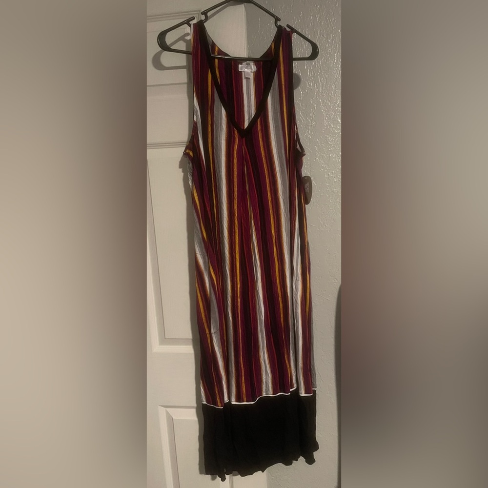 Universal Thread Multicolor Striped Dress - Picture 3 of 5